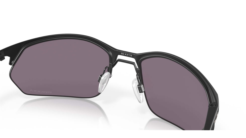 Oakley SI Wiretap 2.0 Sunglasses, Satin Black Frame, Prizm Gray Lens, OO4145-0760