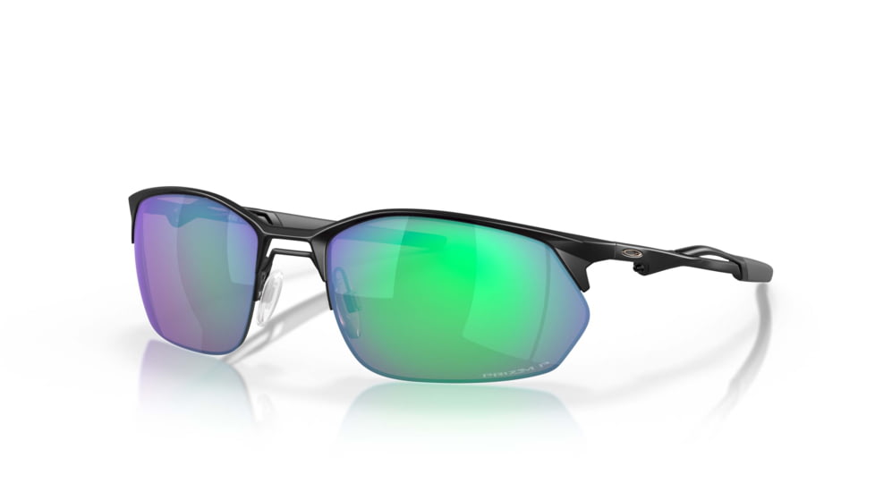 Oakley SI Wiretap 2.0 Sunglasses, Satin Black Frame, Prizm Maritime Polarized Lens, OO4145-0960