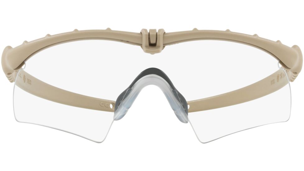 Oakley Standard Issue Ballistic M-Frame 3.0 Hybrid 4 Lens Array Safety Glasses, Desert Tan w/Clear, OO9146-28
