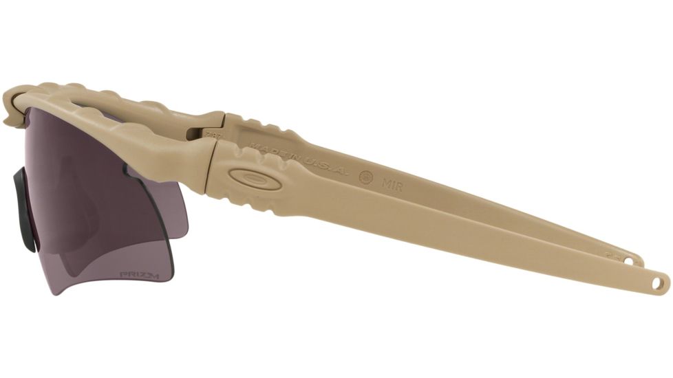 Oakley Standard Issue Ballistic M-Frame 3.0 Strike Glasses, Bone w/Prizm Grey, OO9146-3432