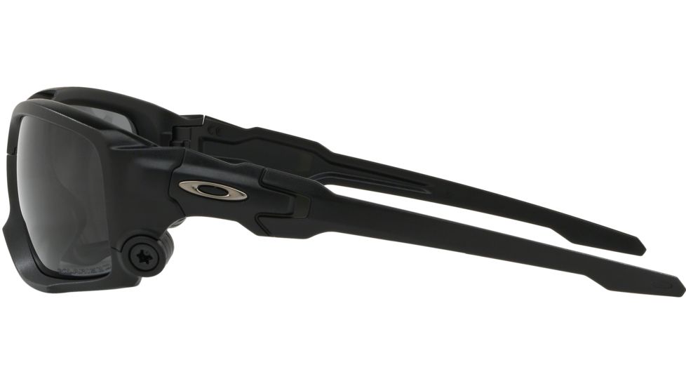 Oakley SI Standard Issue Ballistic Shocktube Safety Glasses, Matte Black w/Grey Polarized, OO9329-09