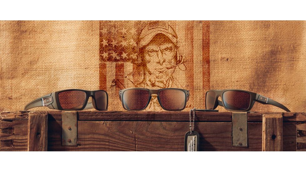 Oakley SI Standard Issue Drop Point American Heritage Uncle Sam, Matte Olive Ink/PrizmTungsten, OO9367-1960