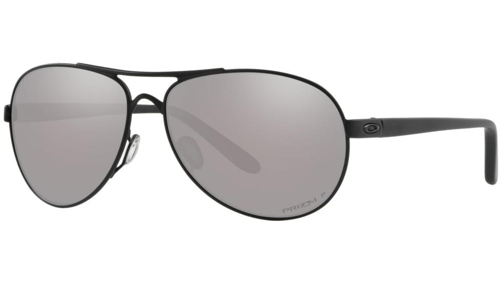 Oakley Standard Issue Feedback Womens BlackStandard Issuede Collection Sunglasses, Blackside w/Prizm Black Polar, OO4079-3559