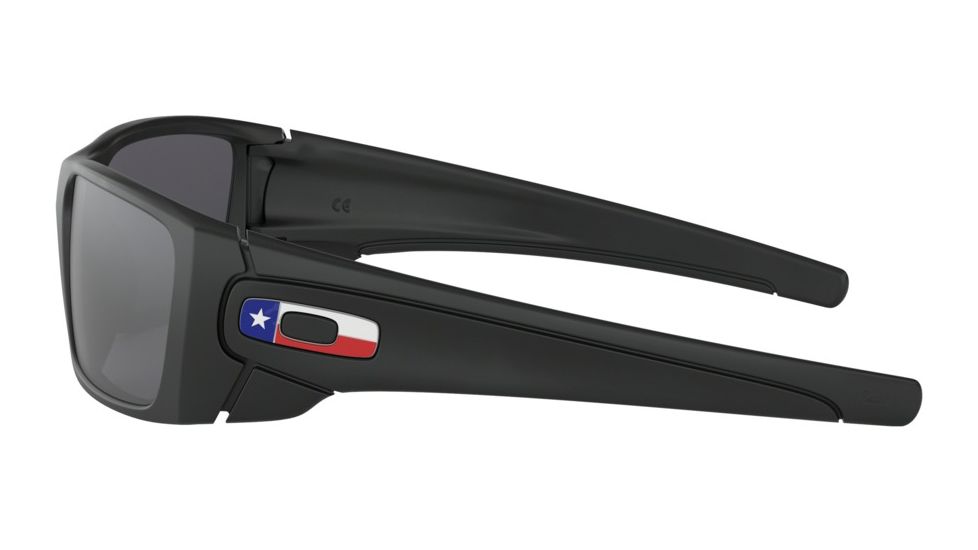 Oakley SI Standard Issue Fuel Cell Flag Collection Sunglasses, Matte Black Texas w/Black Iridium, OO9096-J160