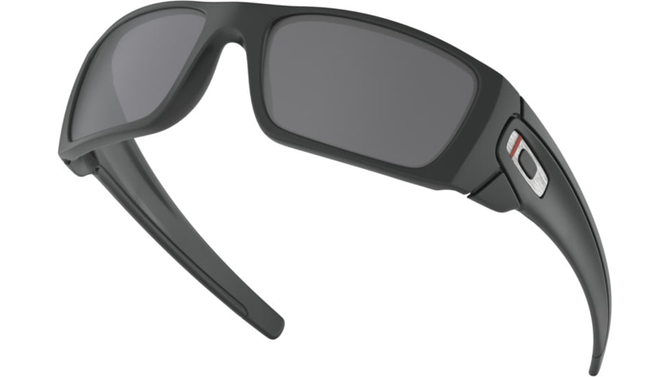 Oakley Standard Issue Fuel Cell Thin Red Line Sunglasses, Matte Black w/Black Iridium, OO9096-I060