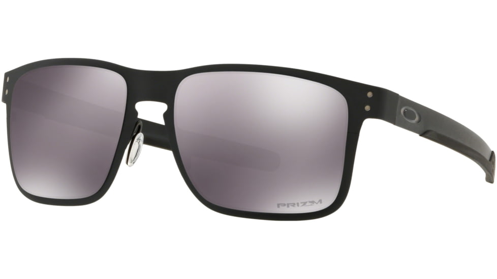 Oakley Standard Issue Holbrook Metal Sunglasses, Matte Black w/Prizm Black, OO4123-1755