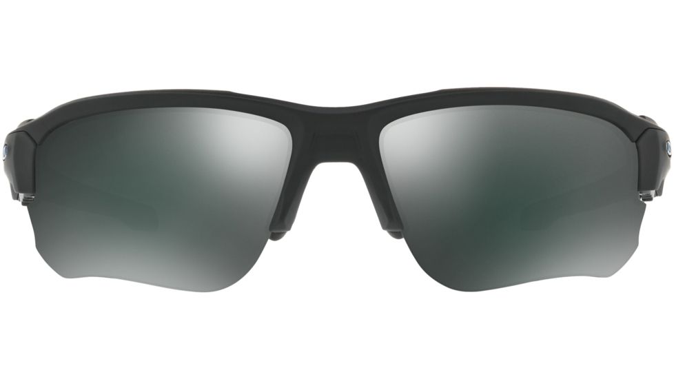 Oakley Standard Issue Speed Jacket Thin Blue Line Collection Sunglasses, Matte Black w/Black Iridium, OO9228-10