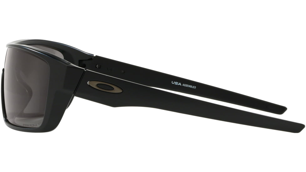 Oakley Standard Issue Straightback Uniform Collection Sunglasses, Matte Black w/Prizm Grey Polarized, OO9411-1027