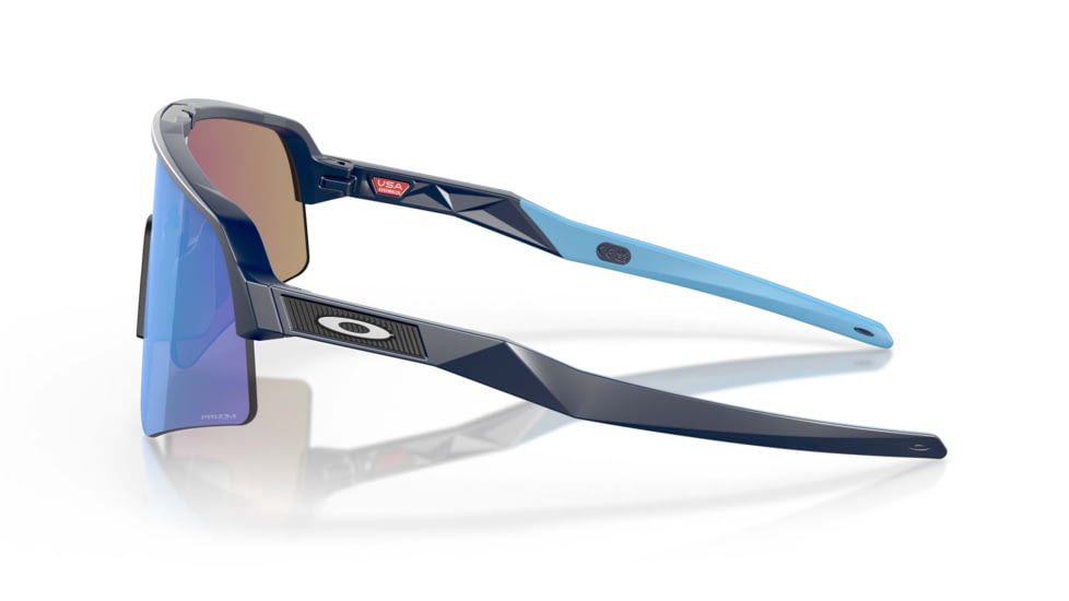 Oakley Sutro Lite Sweep Sunglasses, Matte Navy Frame, Prizm Sapphire Lens, 39, OO9465-946505-39