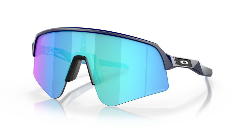 Oakley Sutro Lite Sweep Sunglasses, Matte Navy Frame, Prizm Sapphire Lens, 39, OO9465-946505-39
