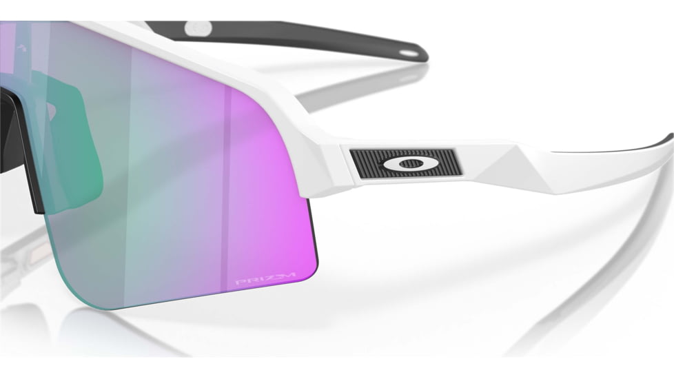 Oakley Sutro Lite Sweep Sunglasses, Matte White Frame, Prizm Road Jade Lens, 39, OO9465-946504-39