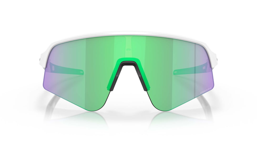 Oakley Sutro Lite Sweep Sunglasses, Matte White Frame, Prizm Road Jade Lens, 39, OO9465-946504-39