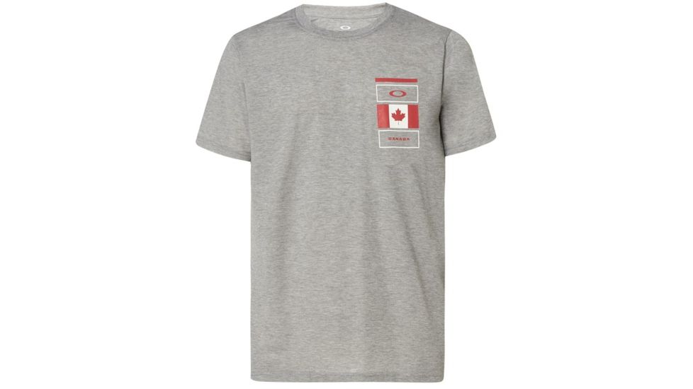 Oakley Texas Short Sleeve Tee - Mens, Gray Melange, Large, 457777-2GM-L