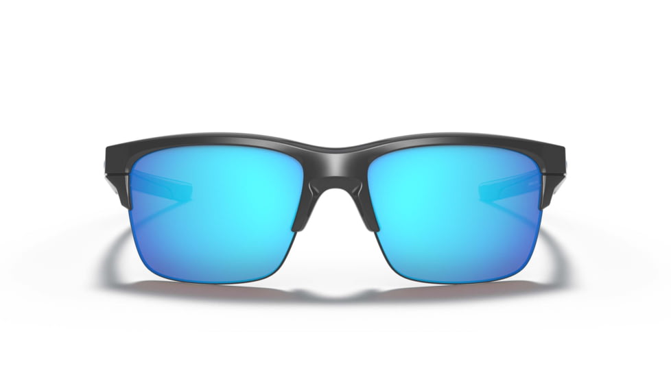 Oakley Thinlink Sunglasses, Dark Gray Frame, Sapphire Iridium Lens, OO9316-04