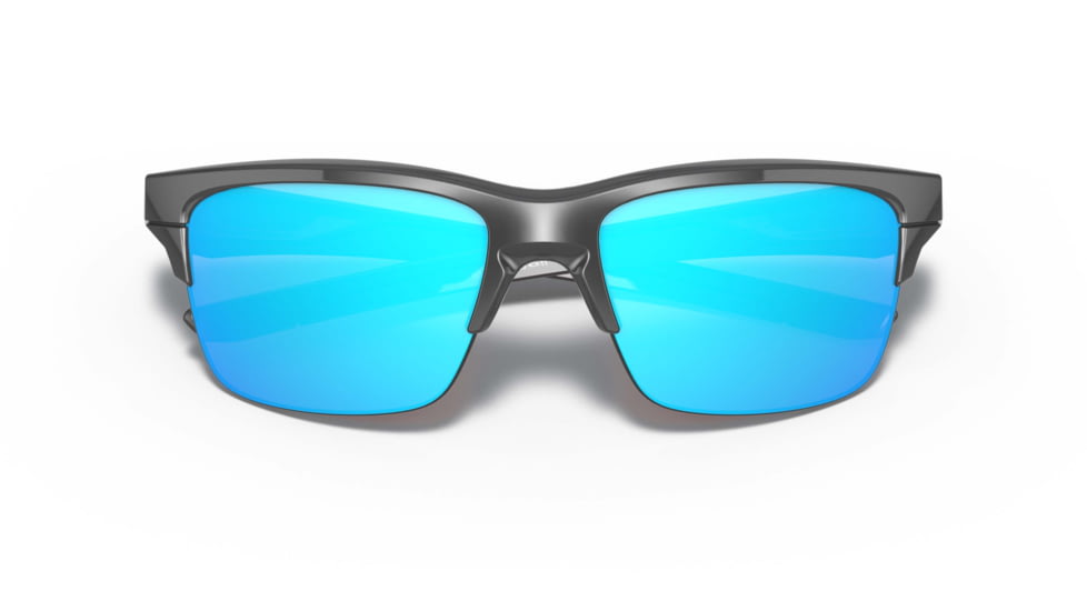 Oakley Thinlink Sunglasses, Dark Gray Frame, Sapphire Iridium Lens, OO9316-04