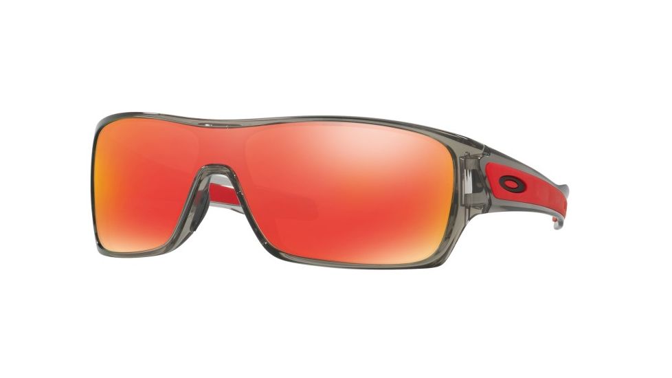 Oakley TURBINE ROTOR OO9307 Sunglasses 930703-32 - Grey Ink Frame, Ruby Iridium Lenses
