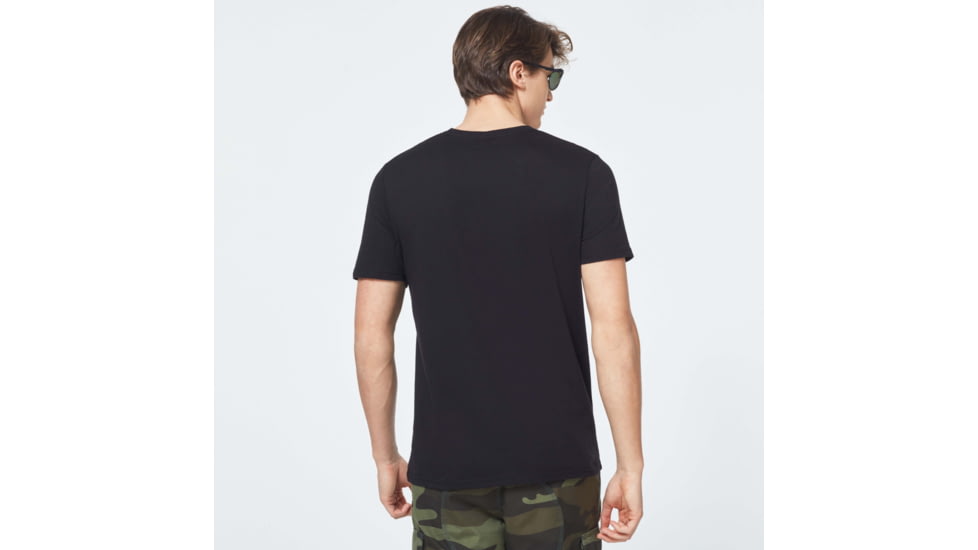 Oakley Usa Flag Ellipse Short Sleeve Tee - Mens, Blackout, Medium, FOA400252-02E-M