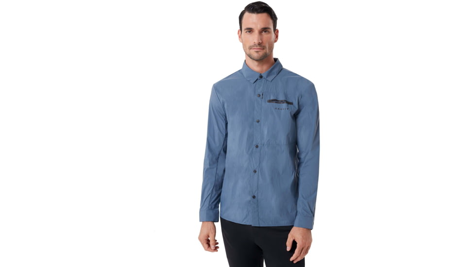 Oakley Utility Long Sleeve Nylon Shirt - Mens, Dark Ore, Large, 401899-65X-L