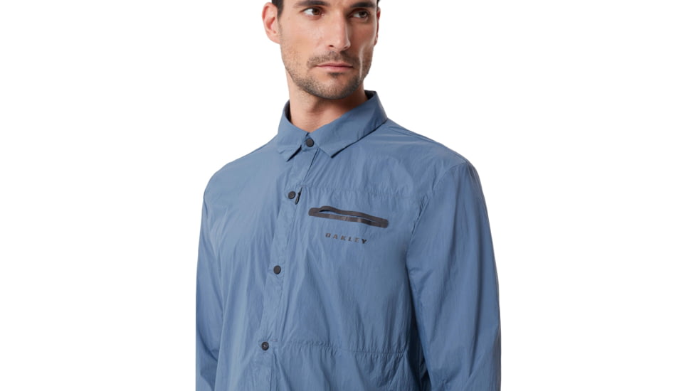 Oakley Utility Long Sleeve Nylon Shirt - Mens, Dark Ore, Large, 401899-65X-L