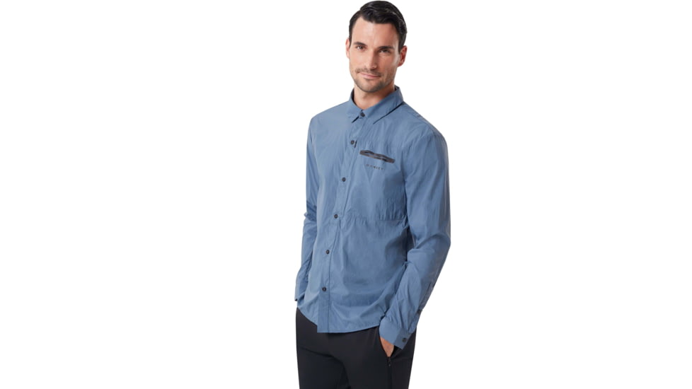 Oakley Utility Long Sleeve Nylon Shirt - Mens, Dark Ore, Large, 401899-65X-L