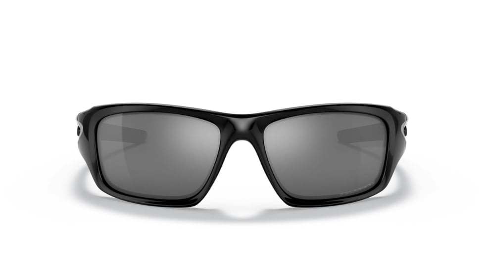 Oakley Valve Sunglasses, Polished Black Frame, Black Iridium Polarized Lens, 12-837
