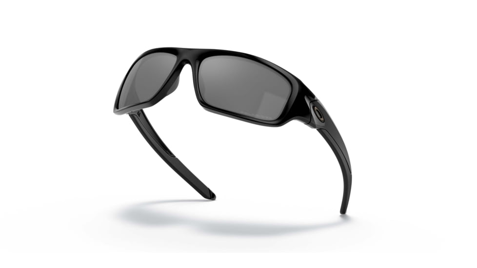Oakley Valve Sunglasses, Polished Black Frame, Black Iridium Polarized Lens, 12-837