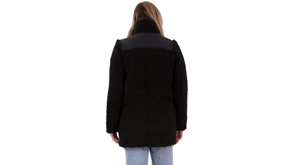 Obermeyer Andie Sherpa Jacket - Women's, Extra Small, Black, 17068-16009-XS
