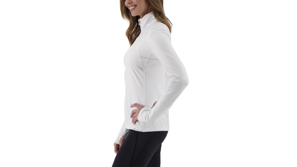 Obermeyer Anya 1/2 Zip Top - Womens, White, Small, 19022-16010-S