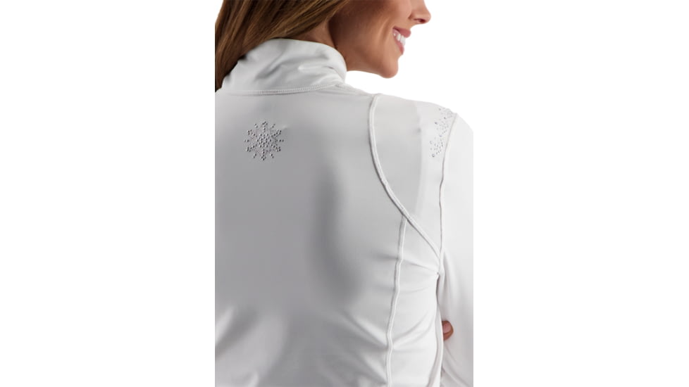 Obermeyer Anya 1/2 Zip Top - Womens, White, Small, 19022-16010-S
