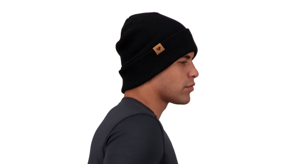 Obermeyer Bismark Beanie - Mens, Black, One Size, 28047-16009-ONE SIZE