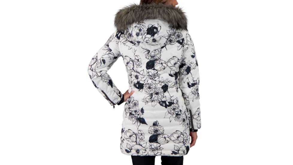 Obermeyer Blossom Down Parka w/Faux Fur - Womens, First Snow, 10, 11181-21145-10
