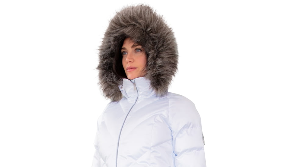 Obermeyer Bombshell Jacket - Women's, 2 US, Short, White Satin, 11137-22038-2P