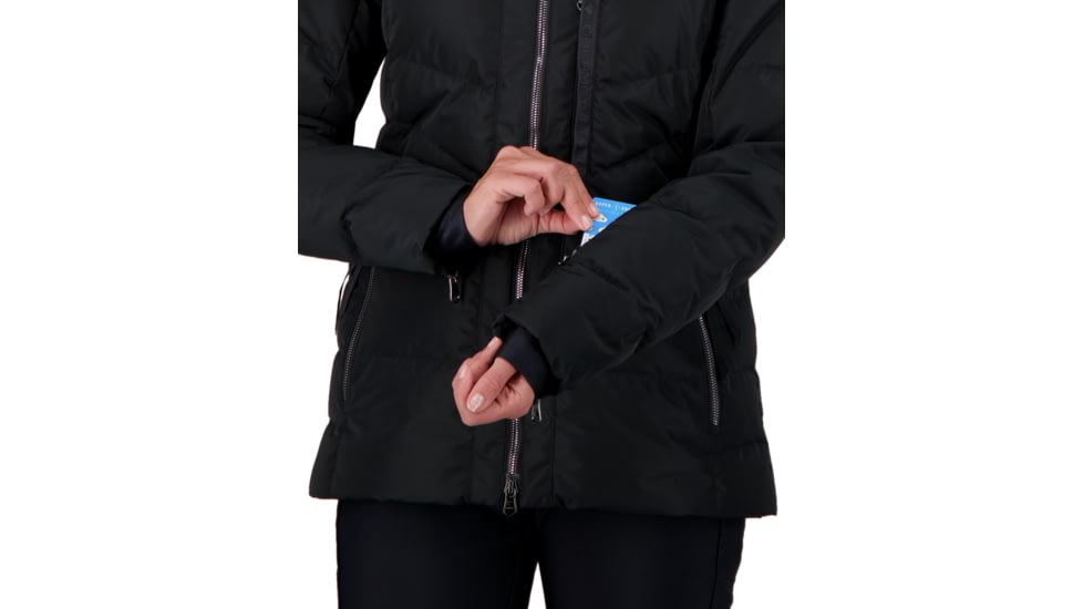 Obermeyer Circe Down Jacket - Womens, Black, 12, 11176-16009-12