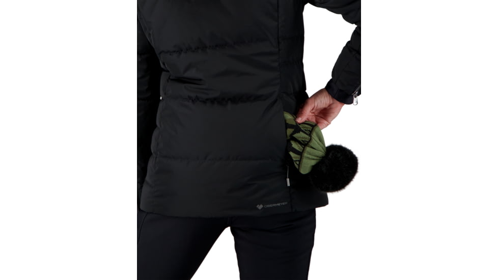 Obermeyer Circe Down Jacket - Womens, Black, 12, 11176-16009-12