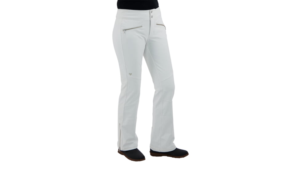 Obermeyer Clio Softshell Pant - Womens, White, 8S, 15028-16010-8S