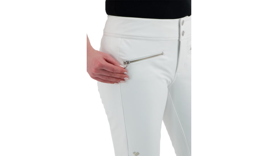 Obermeyer Clio Softshell Pant - Womens, White, 8S, 15028-16010-8S