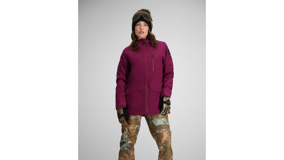 Obermeyer First Tracks Jacket - Womens, Purple Falls, 12, 11234-24159-12