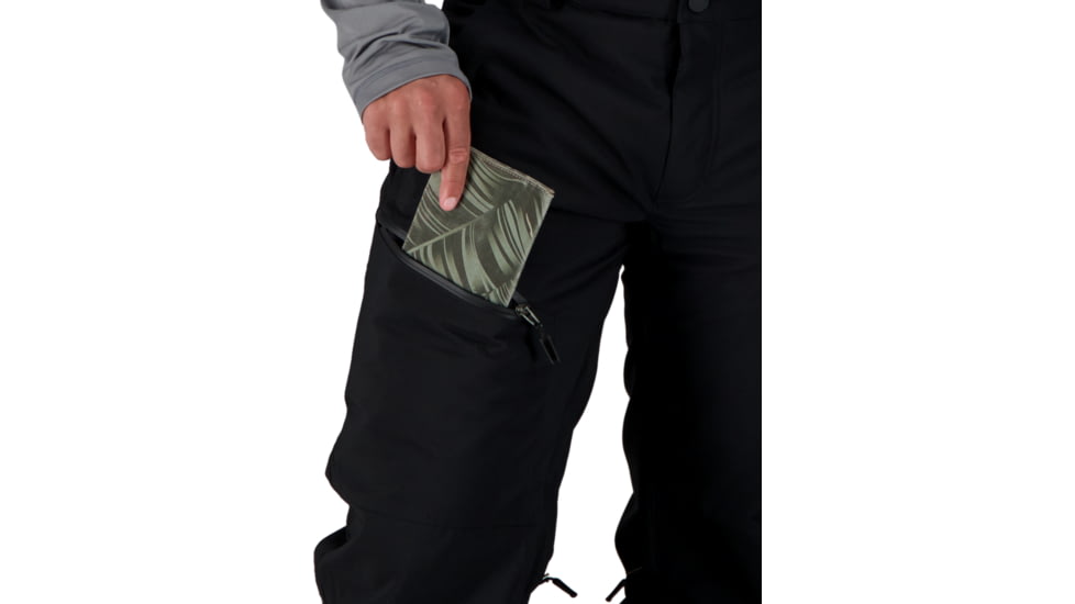 Obermeyer Force Pant - Men's, Extra Large, Regular Inseam, Black, 25041-16009-XL