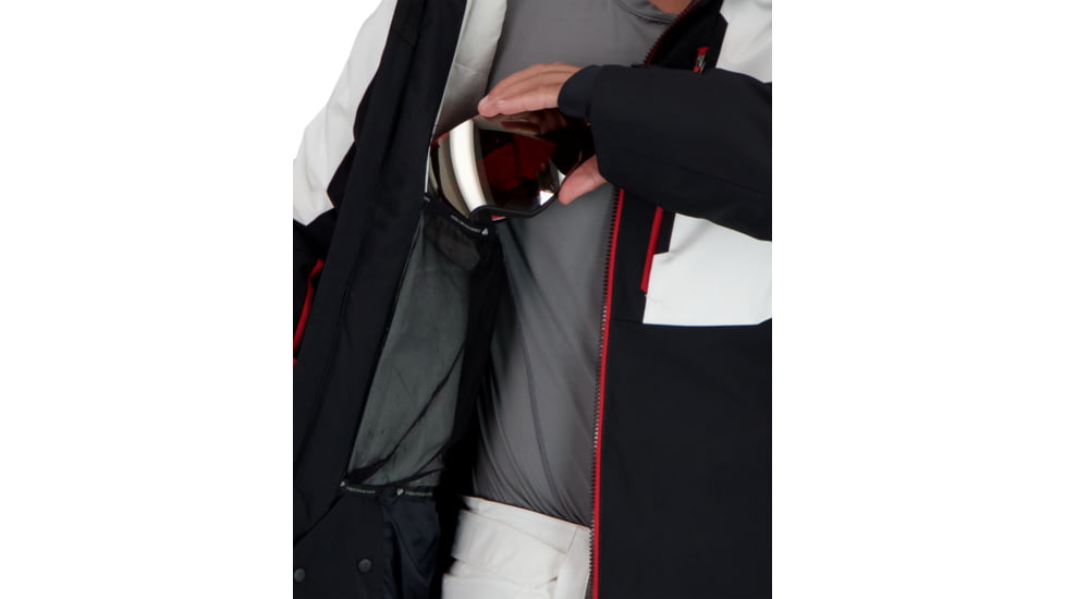 Obermeyer Foundation Jacket - Men's, Extra Large, Regular, Black, 21115-16009-XL