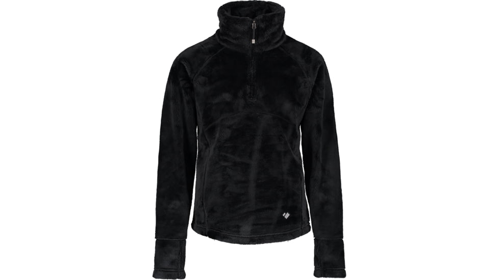 Obermeyer Furry Fleece Top - Girls, Black, Small, 37000-16009-S