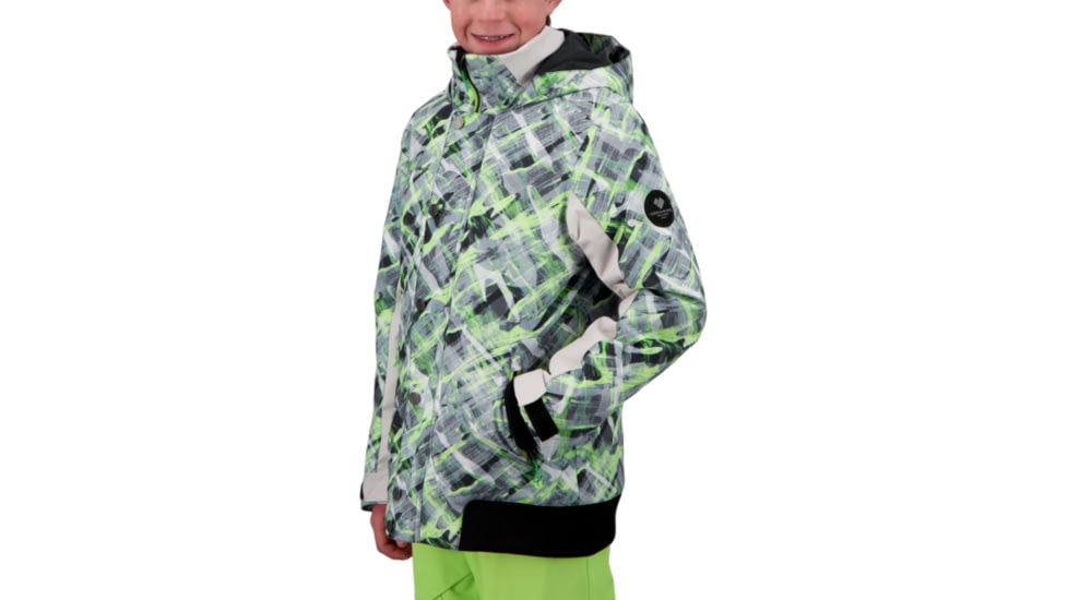 Obermeyer Gage Jacket - Boys, Carbon Camo, Small, 41071-21184-S