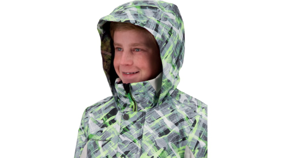 Obermeyer Gage Jacket - Boys, Carbon Camo, Small, 41071-21184-S