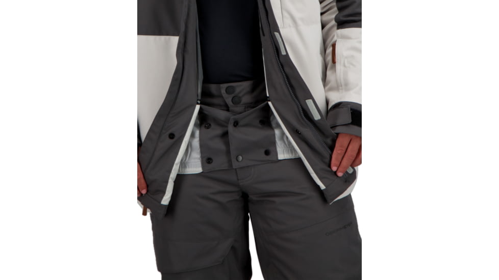 Obermeyer Grommet Jacket - Mens, Fog, Small, 21101-17001-S