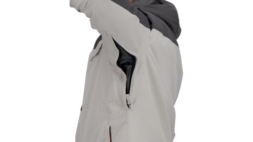 Obermeyer Grommet Jacket - Mens, Fog, Small, 21101-17001-S