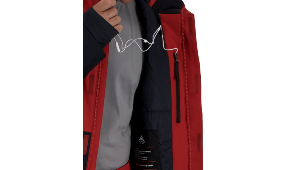 Obermeyer Grommet Jacket - Mens, Mars Red, Extra Small, 21101-21047-XS