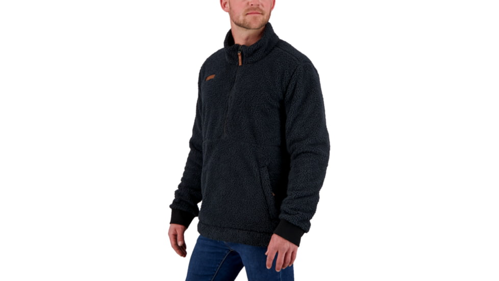 Obermeyer Jonah Sherpa Pullover - Mens, Black, Large, 27057-16009-L