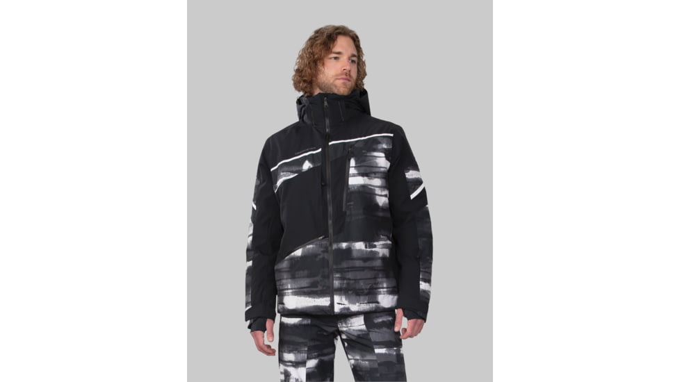 Obermeyer Kodiak Jacket - Mens, 2XL, Black Out, 21116-22104-2XL