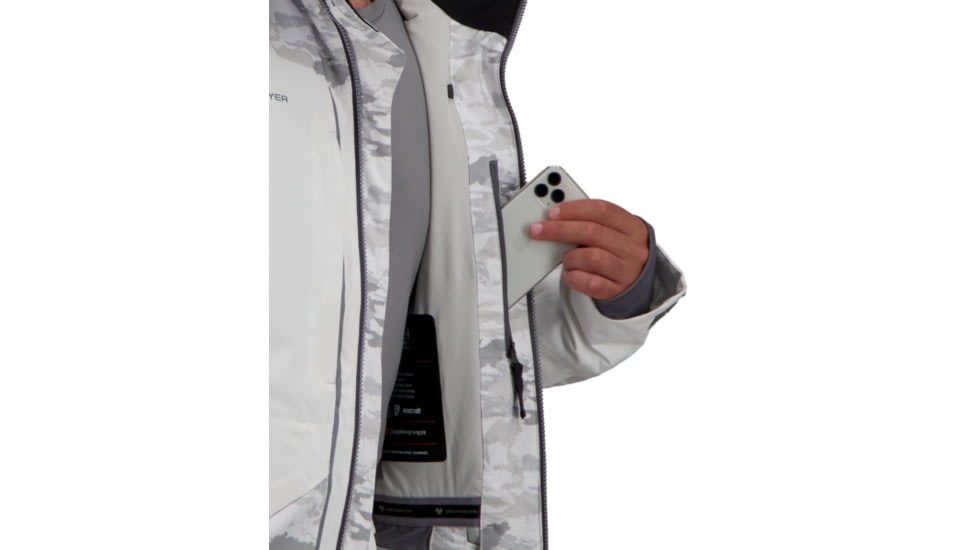 Obermeyer Kodiak Jacket - Mens, Snow Squall, 2XL, 21102-21104-2XL