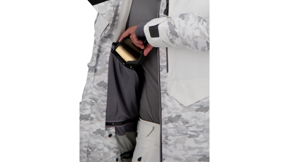 Obermeyer Kodiak Jacket - Mens, Snow Squall, 2XL, 21102-21104-2XL