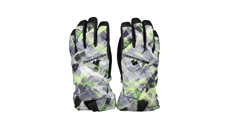 Obermeyer Lava Glove, Carbon Camo, Medium, 78025-21184-M